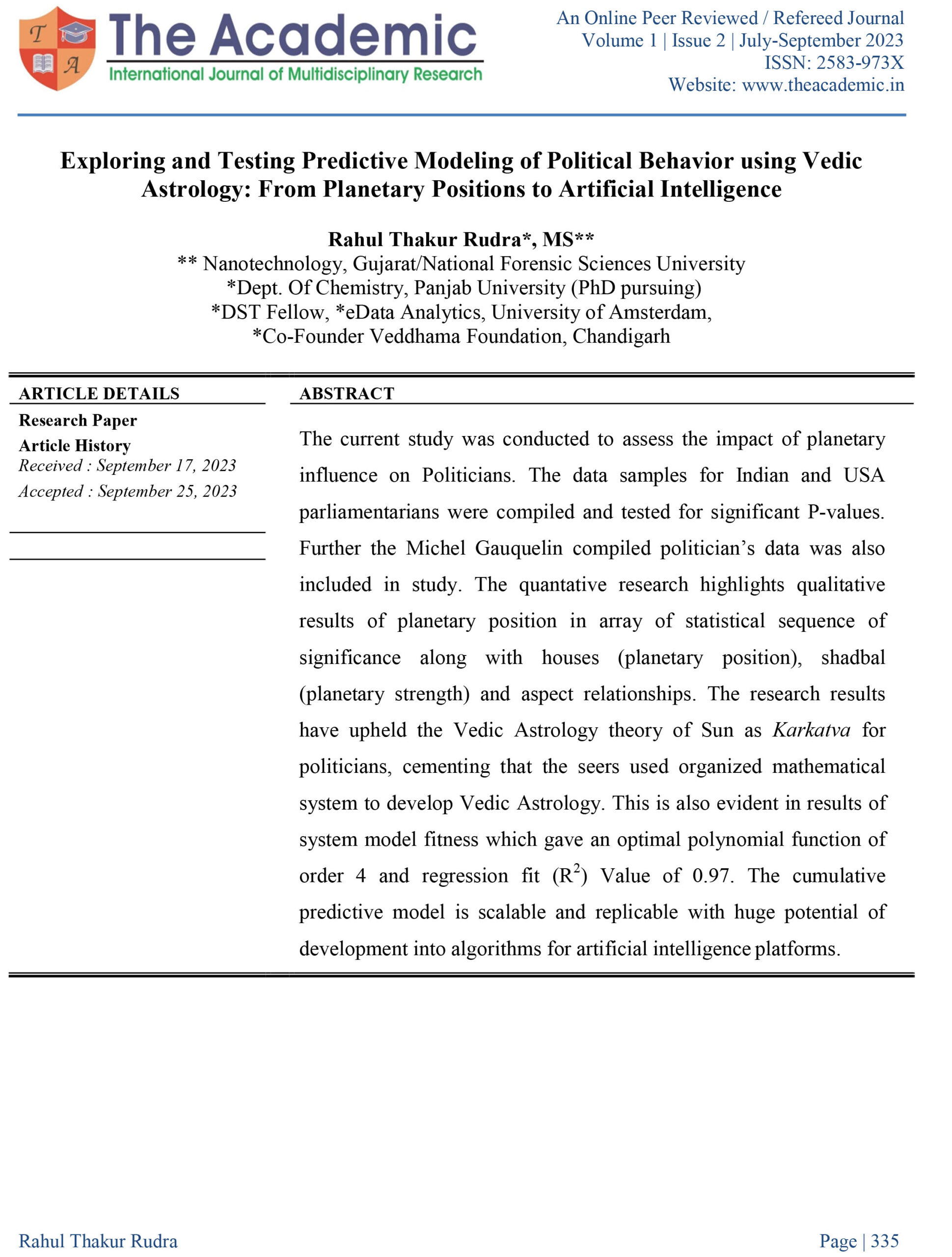 Microsoft Word - 28. Rahul Thakur Rudra 335-347